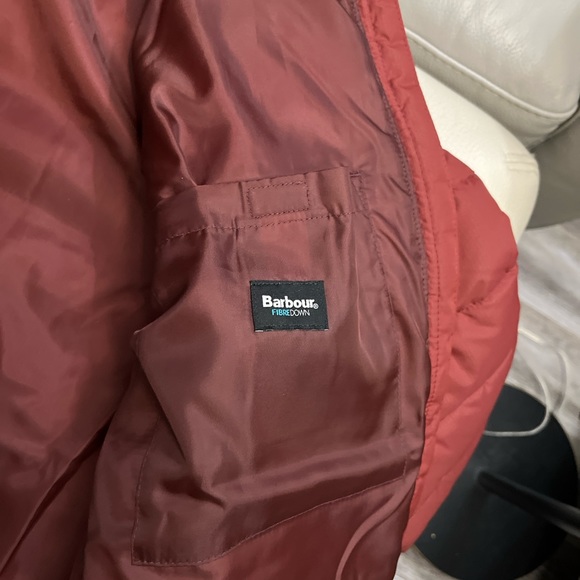 NWT - Barbour Water Repellent Thick Tarben Quilted Unisex Jacket - Men M/Women L - Picture 7 of 12
